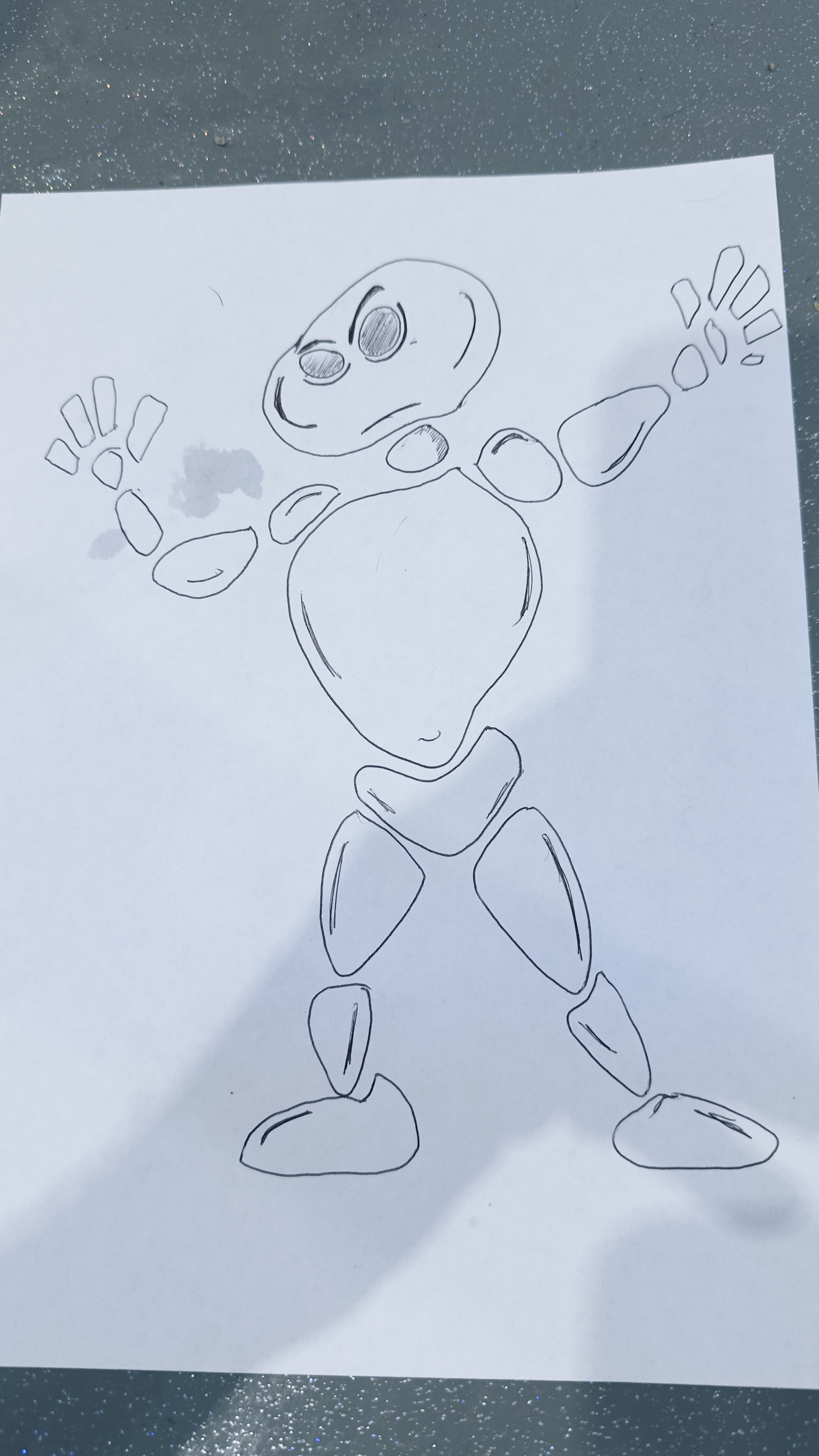 Dessin conceptuel initial