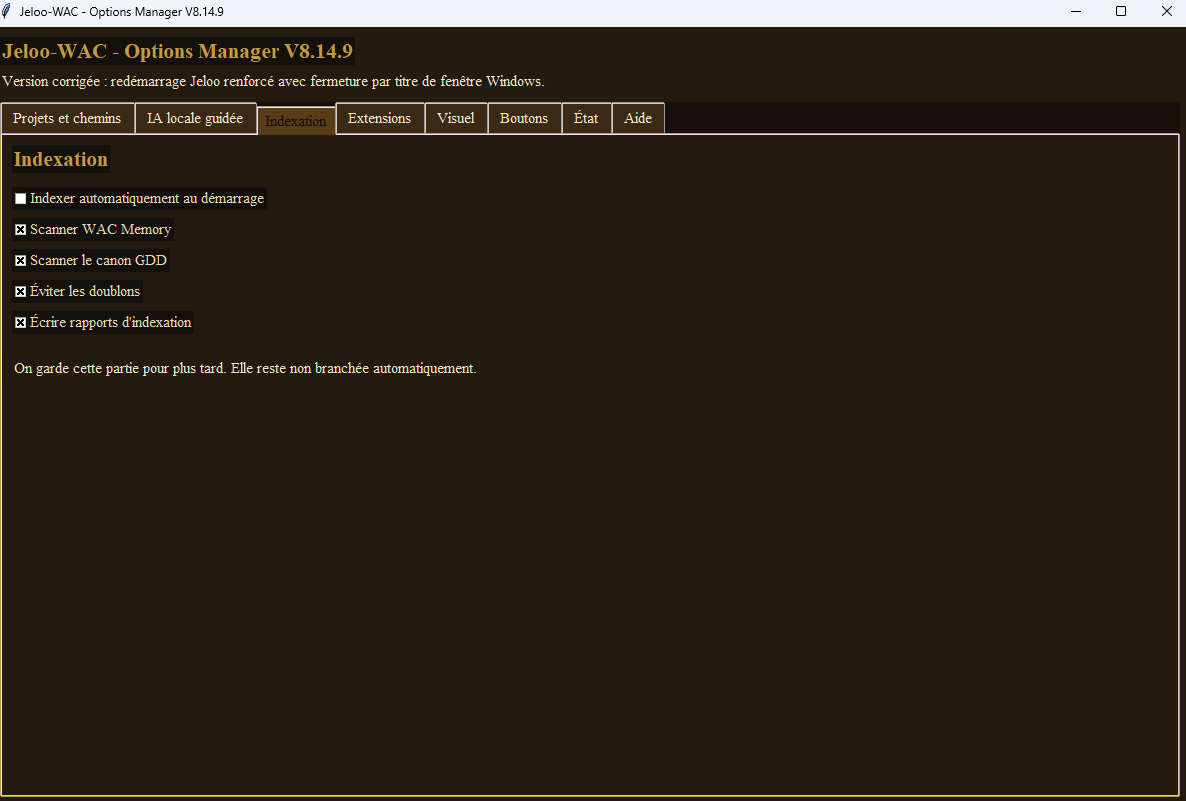 Indexation Jeloo