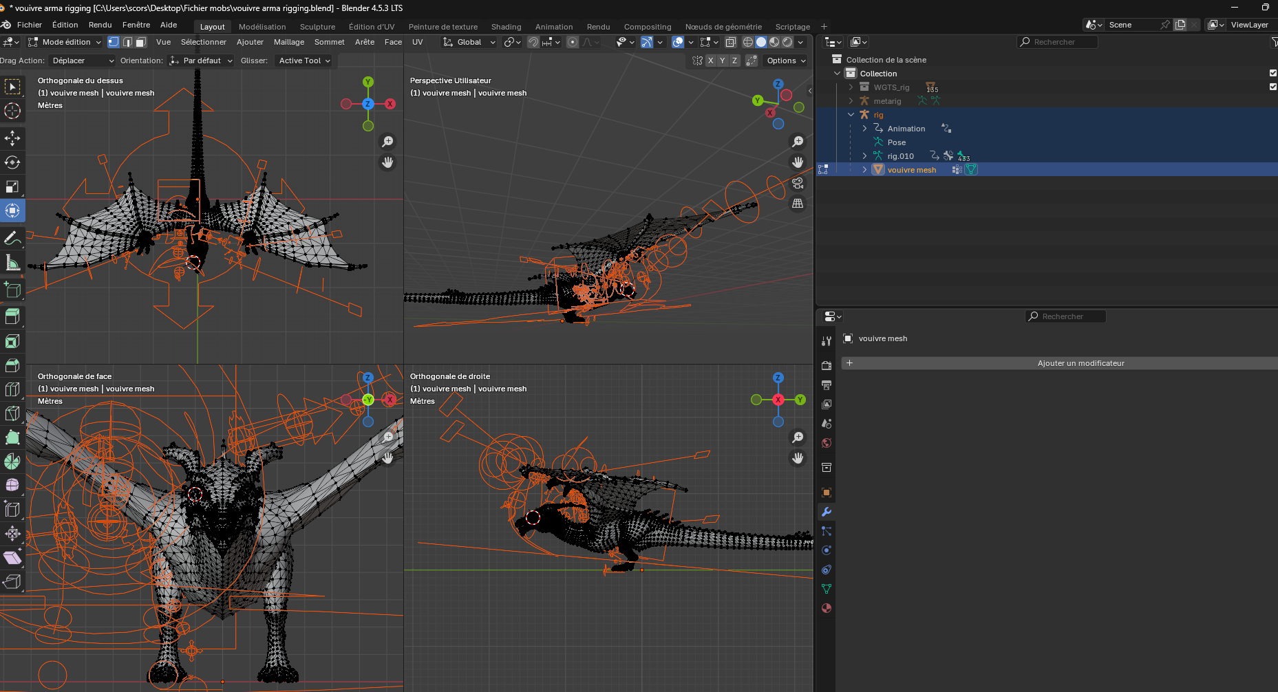 Test d'animation